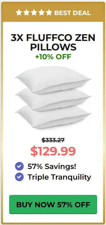 FluffCo Zen Pillow 12